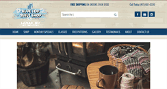 Desktop Screenshot of bluetopquiltshop.com